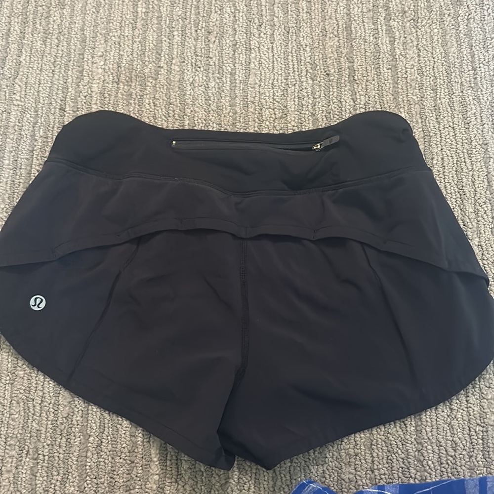 Black Lululemon Speed ups 2.5 size 4